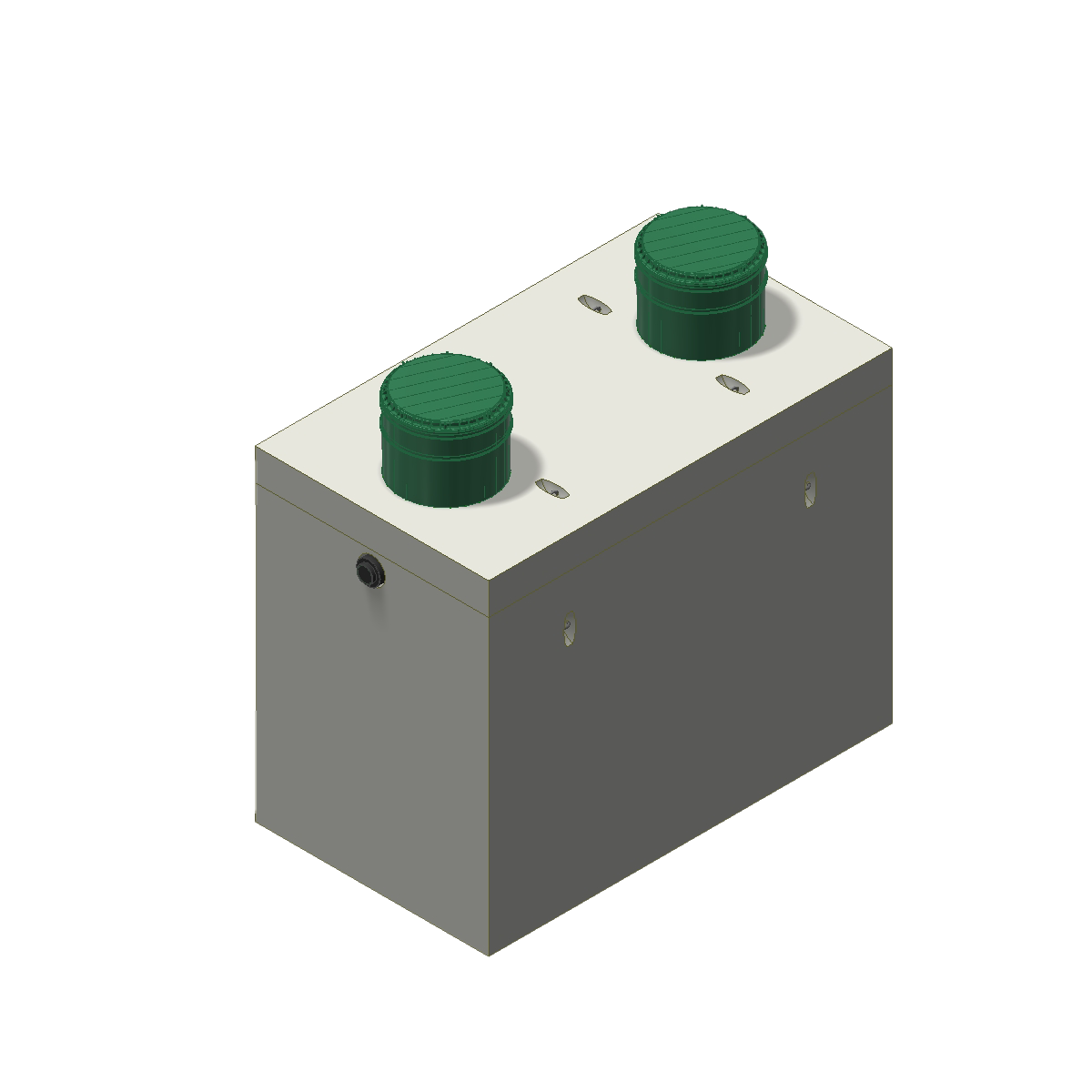 Gravity Grease Interceptor MU 1500 gal. 24"E, 24"E Seismic Jensen Precast