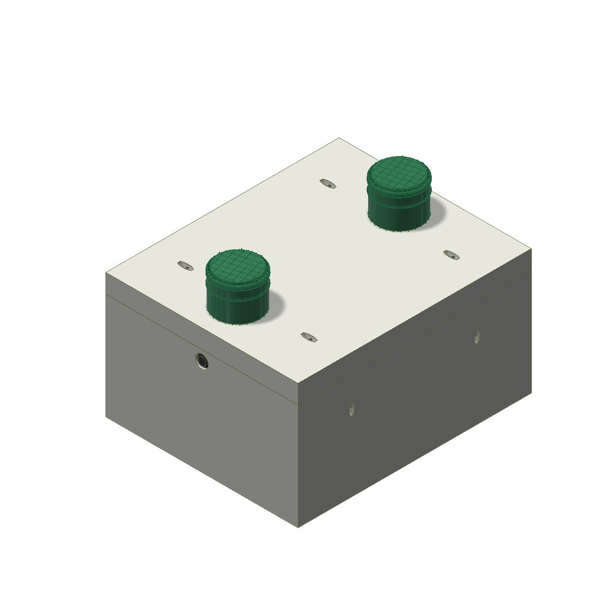 Gravity Grease Interceptor MU 2000 gal. 24"E, 24"E Above Ground