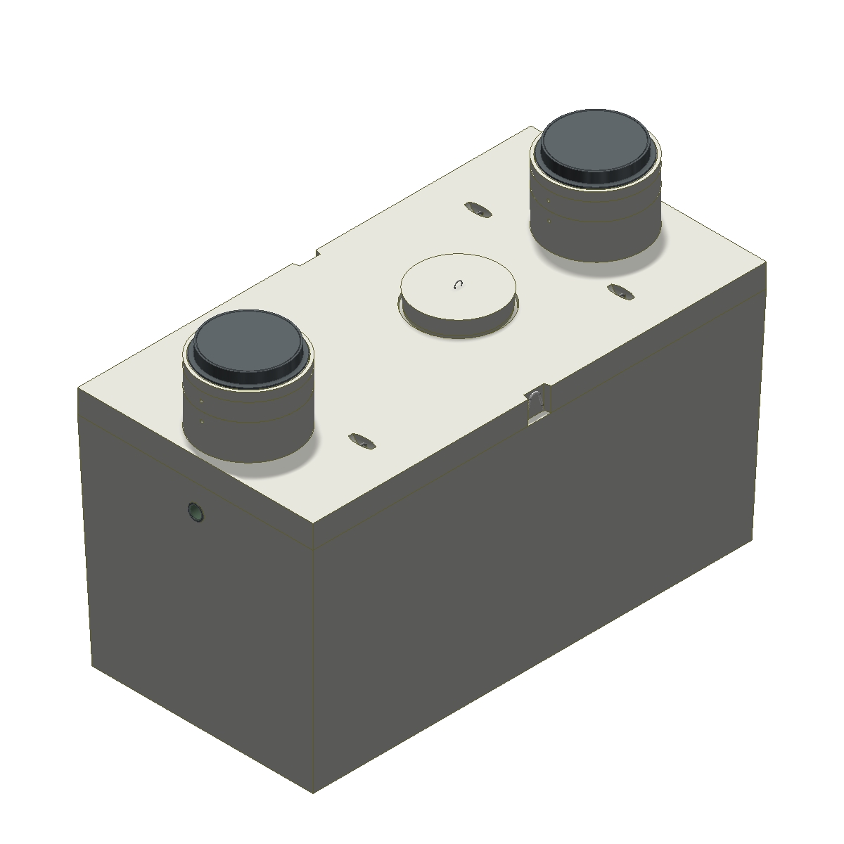 Gravity Grease Interceptor PJP 2500 gal. 24"E, 24"B, 24"E Incidental