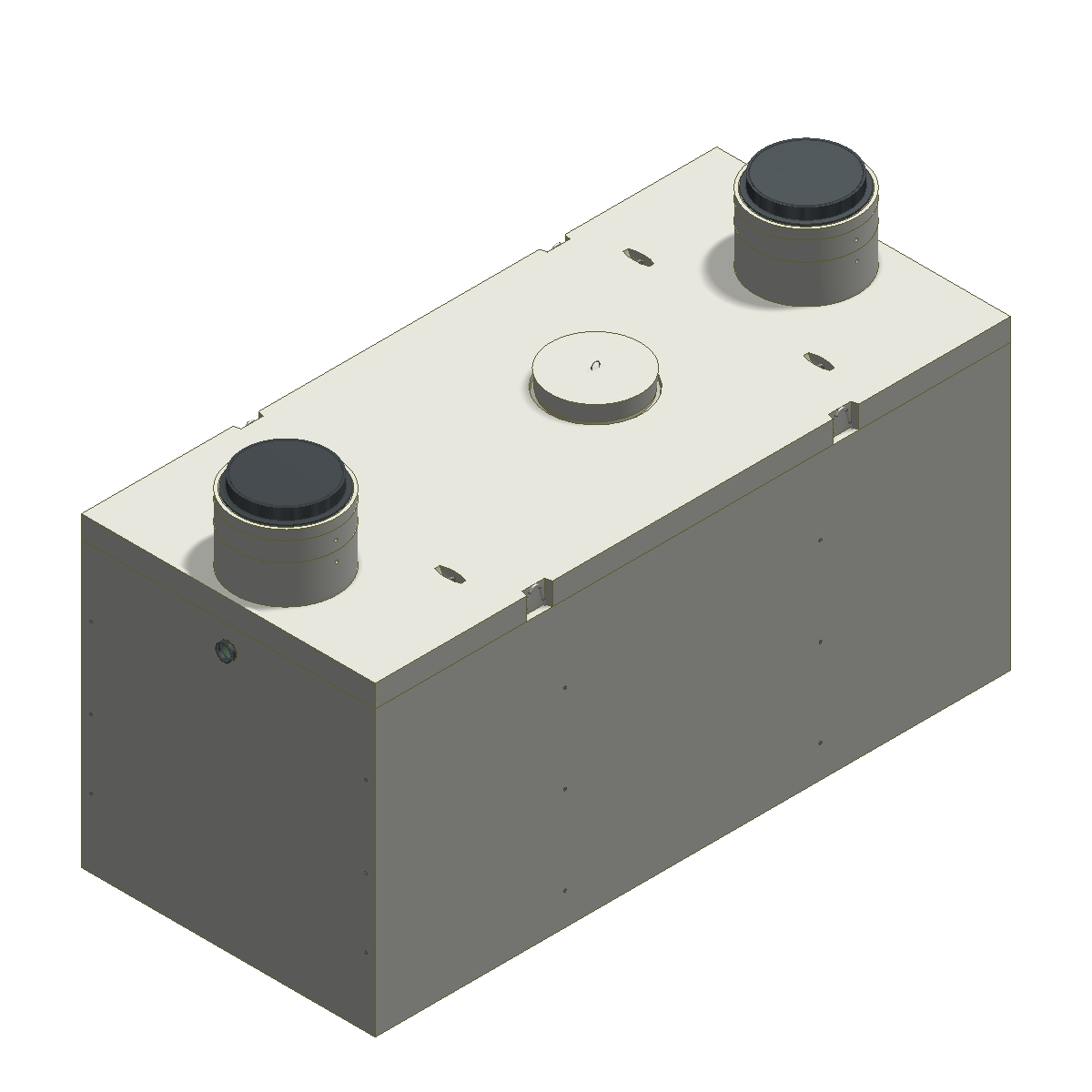 Traffic Rated Sand-Oil Interceptor - 5000 gal - Baffle Access