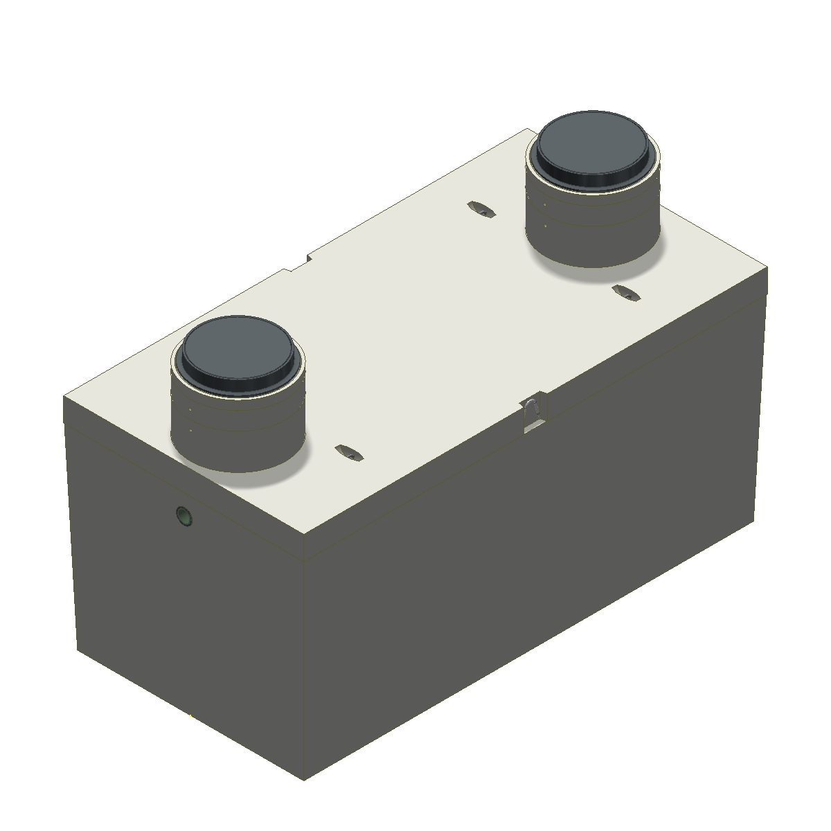 Traffic Rated Sand-Oil Interceptor - 2000 gal - End Access - AZ