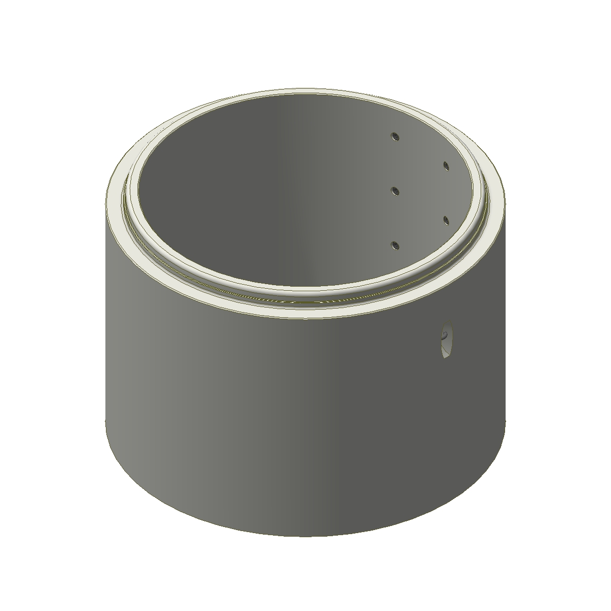 Manhole Barrel with Step Holes D6072x48 TU | Jensen Infrastructure