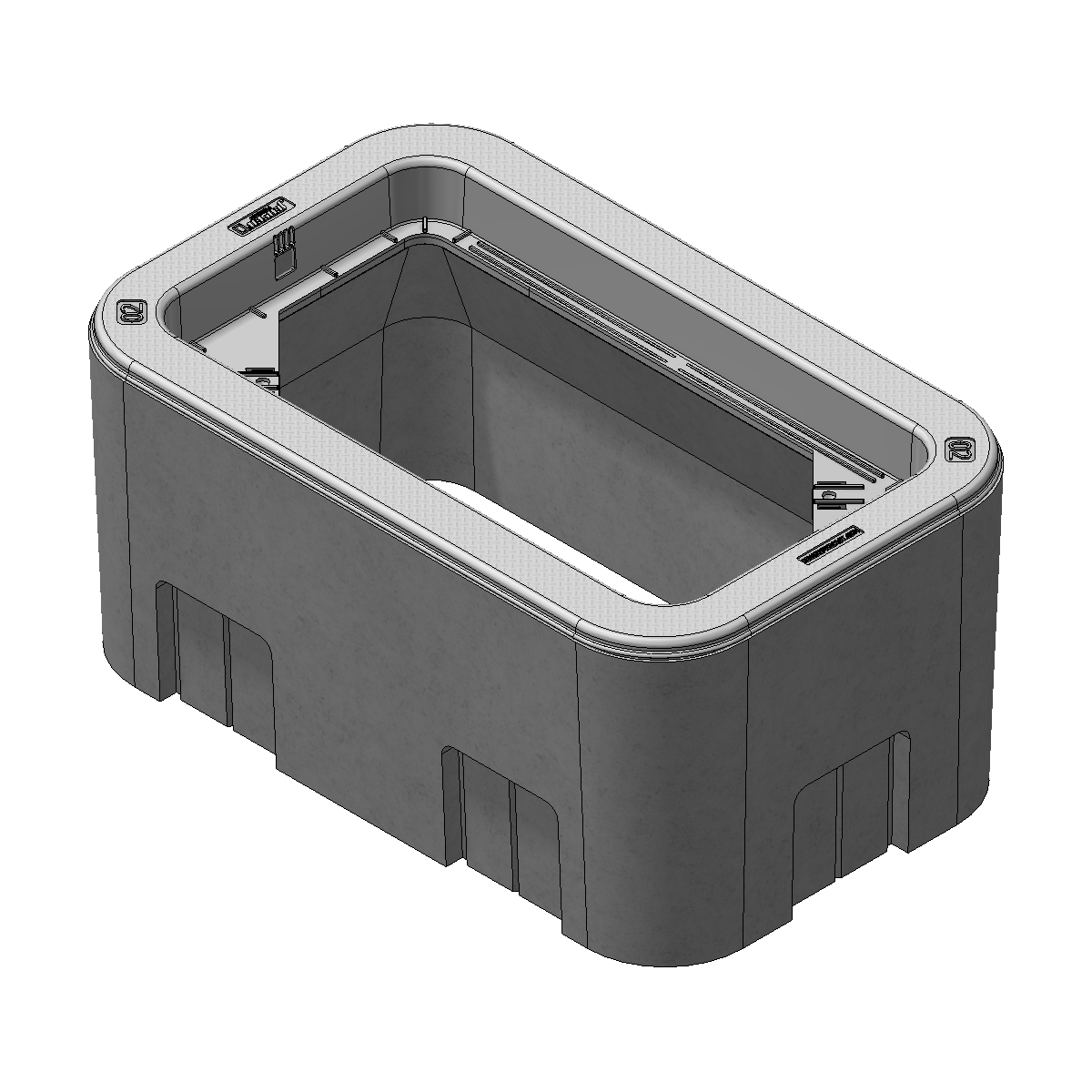 HN 02x12 Concrete Handhole Box | Jensen Infrastructure