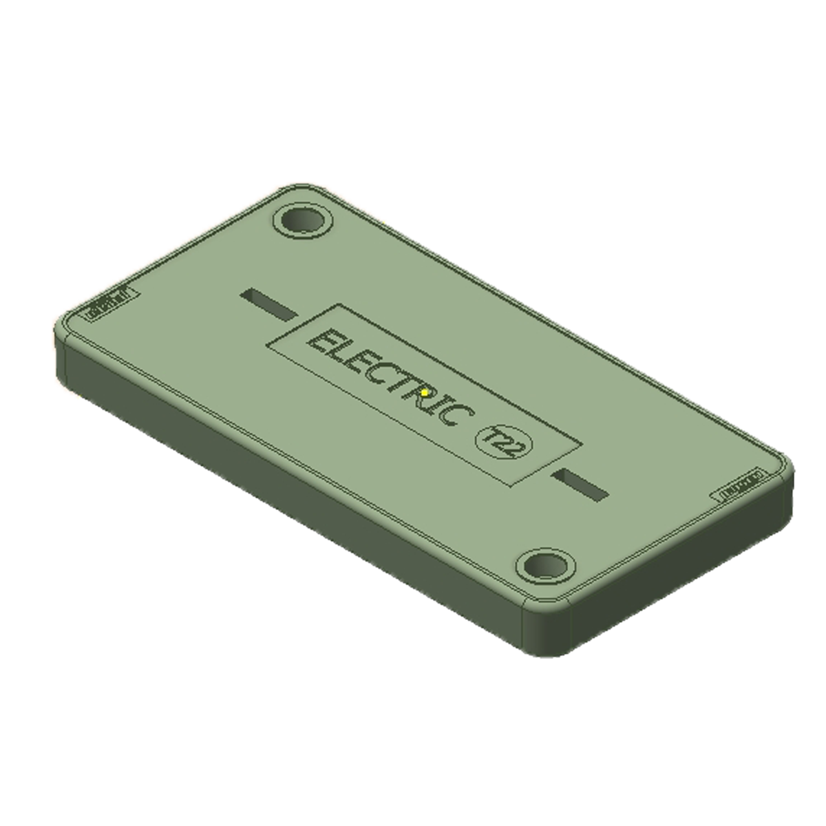 HPC1222 Polymer Concrete Handhole Lid - Electric | Jensen