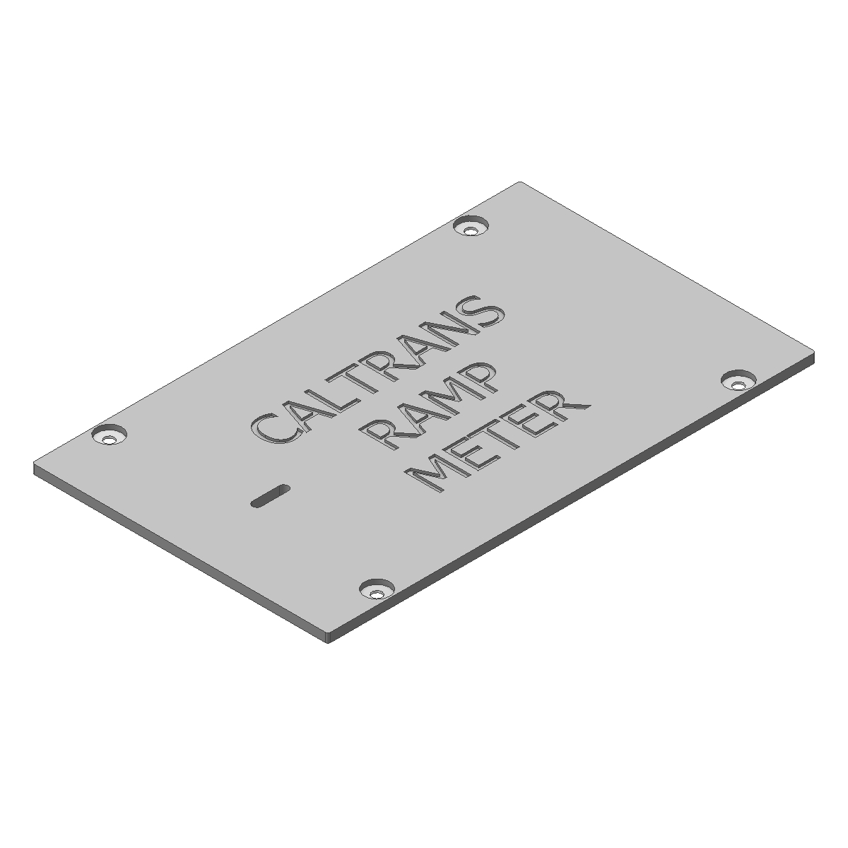 Multimeter Ramp HTS1324 Painted Diamond Plate Security Handhole Lid - Caltrans Ramp ...