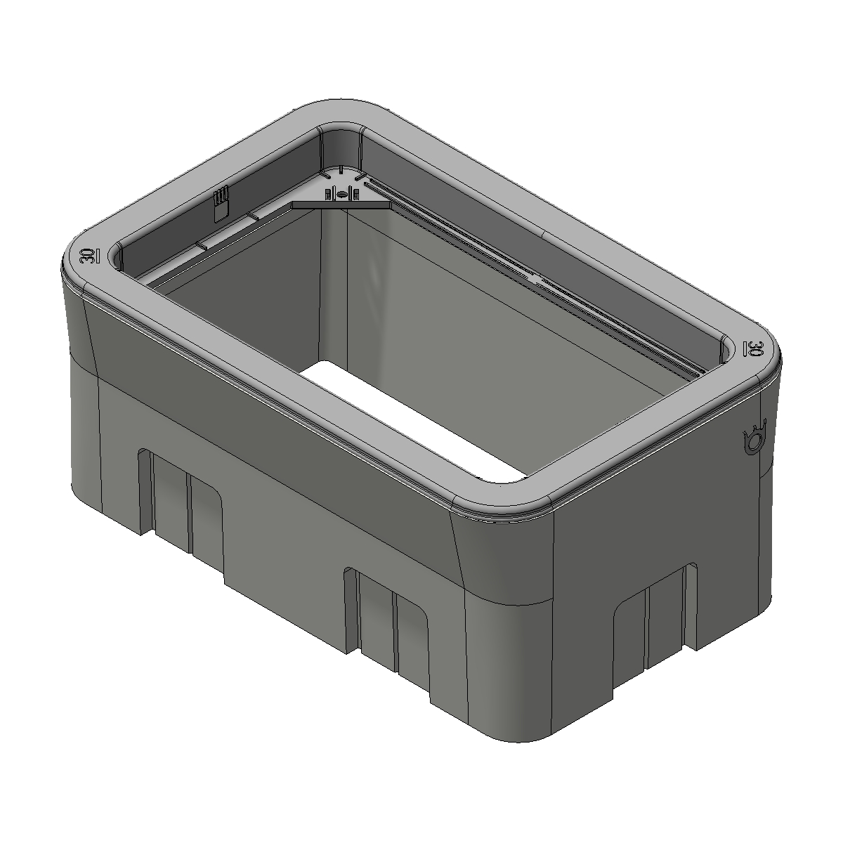 HN1324 x 12 Handhole Box - Precast Concrete | Jensen Infrastructure