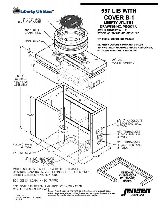 557 Pull Box - 4878 w/ Cover 