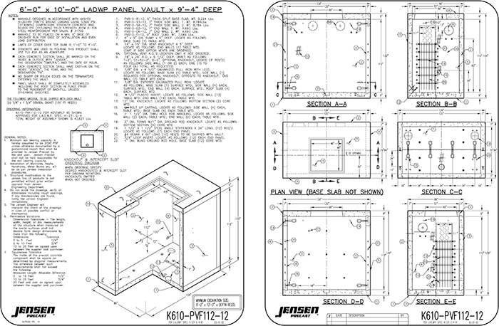 Panel Vault - 72120 x 112 - LADWP | Jensen Infrastructure