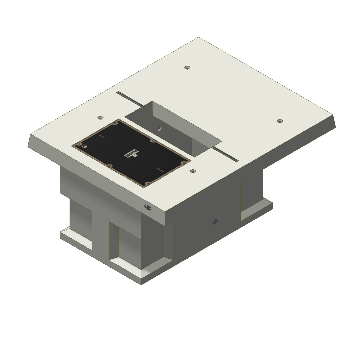 96120 Transformer Pad with 4884 Enclosure - SoCal Edison | Jensen