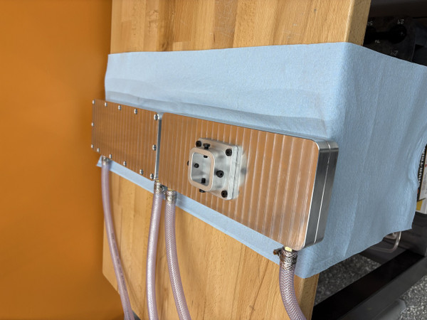 11.9" x 4.9" liquid cooled quench plates