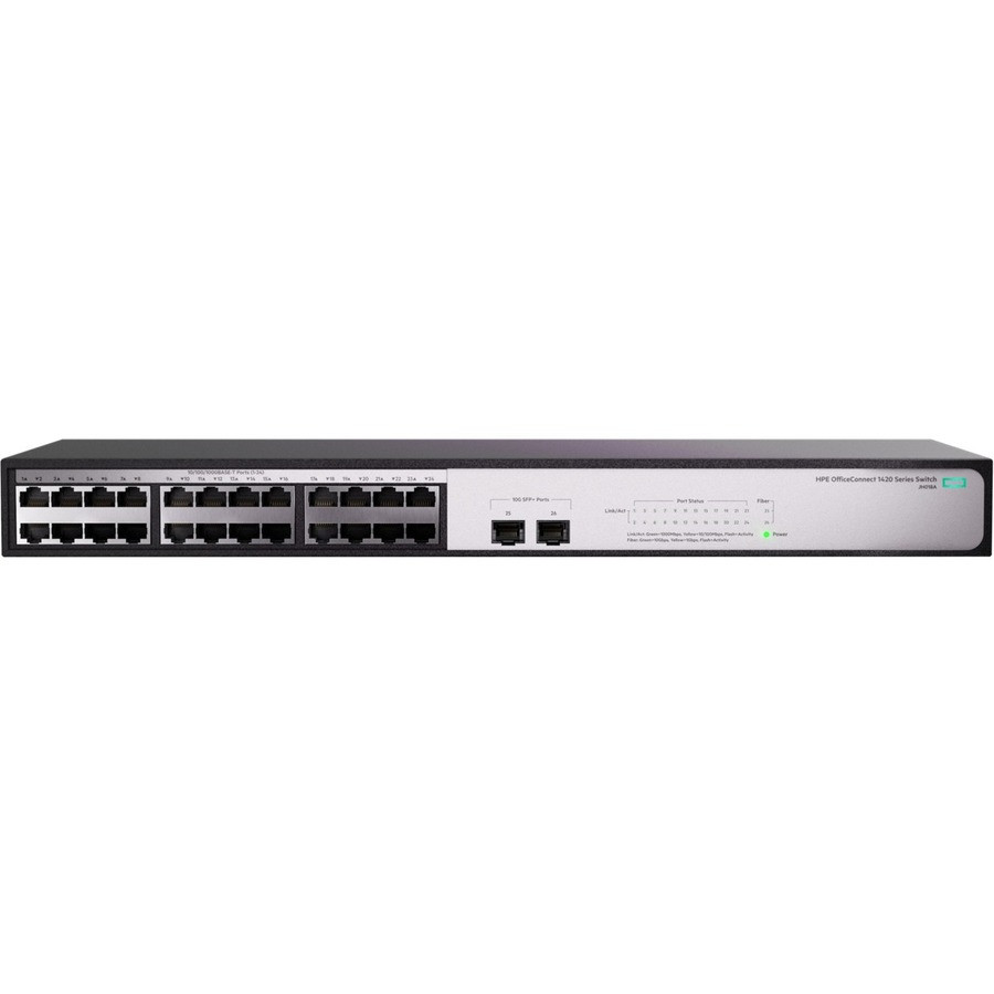 Hewlett Packard Enterprise (JH017A#ABG) HPE 1420 24G 2SFP SWITCH