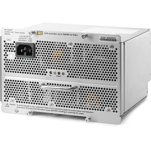 HPE (J9829A) HP 5400R 1100W PoE+ zl2 PowerSupply