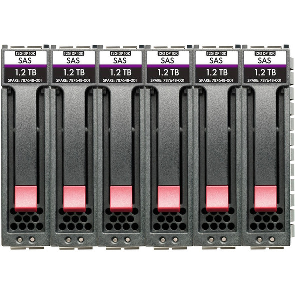 Hewlett Packard Enterprise (R0P85A) HPE MSA 7.2TB SAS 10K SFF 6pk HDD Bdl