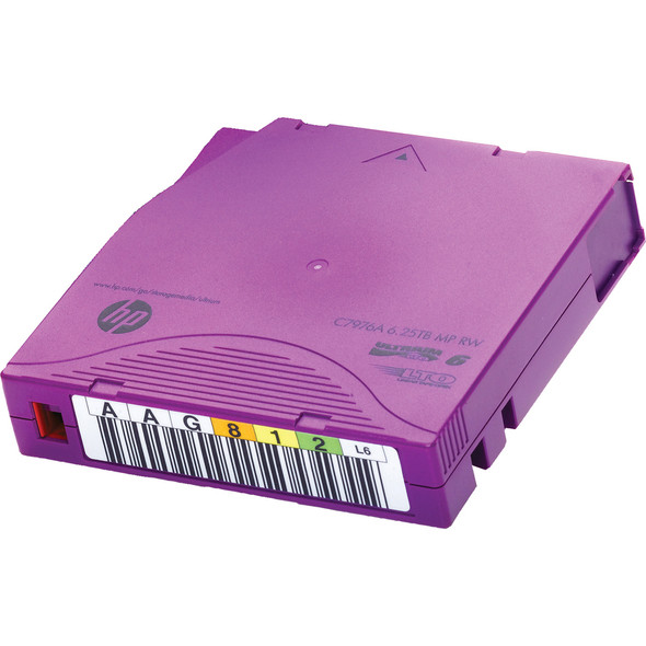 HPE (C7976AL) HP LTO6 Ultr 2.5TB/6.25TB RW DC WCL x20p