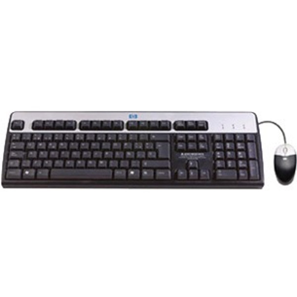 Hewlett Packard Enterprise (631341-B21) HP USB BFR-PVC US Keyboard/Mouse Kit