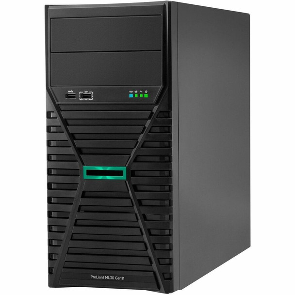 HPE (P85596-375) HPE ProLiant ML30 Gen11 6315P 2.8GHz 4c 1P 1x16GB-U 4LFF 1x1TB HDD 1x500W PS AP Server