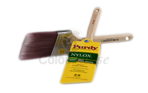 Purdy Nylox Glide 2.5" Angled Sash Paint Brush, Tynex Nylon