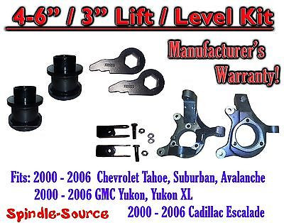 thumbnail image 2 of 4-6” Lift Kit Spindles, Spacers & Keys For Chevy GMC 1500 2000-2006 – Spindle-Source 2 of 5