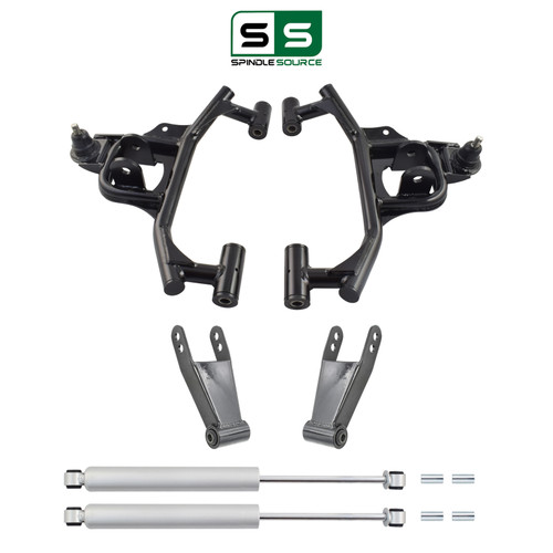 3/2-3 Lowering Kit for 2004-2008 Ford F-150 2WD – Control Arms, Shackles, Rear Shocks
