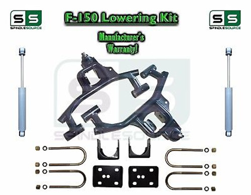 04 -08 Ford F-150 F150 3" / 6" Drop Lowering Kit Control Arms + SHOCKS