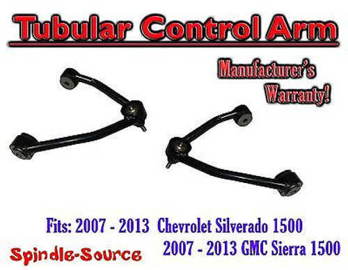 07 - 13 Chevy Silverado GMC Sierra 1500 TUBULAR UPPER CONTROL ARMS Lift w/ MOOG