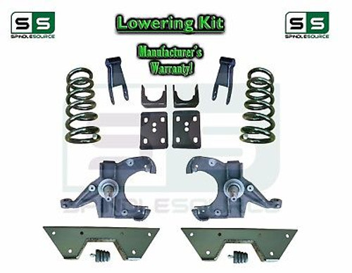 1973 - 1987 Chevy GMC C10 C15 5" / 7" - 8" Lowering Drop Kit 1.0" Rotor + NOTCH