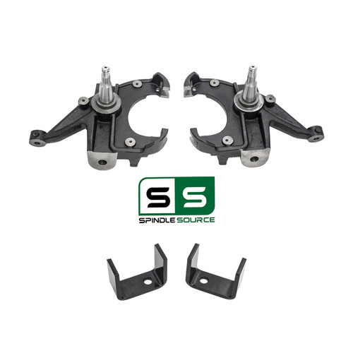 3/5 Spindle Drop Lowering Kit FOR 73-87 Chevy GMC C10 C15 1.25" Rotors 2WD