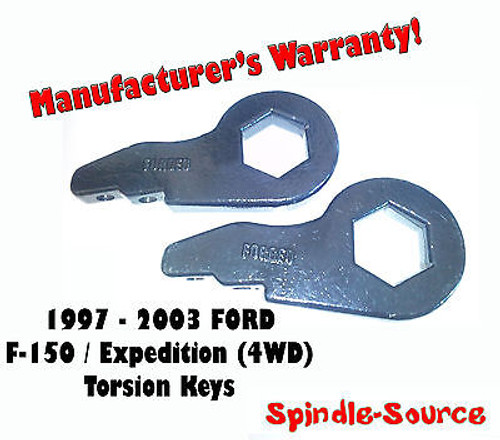 1997 - 2003 Ford F-150 / Expedition 1" 3in Torsion Keys Lifting Leveling FORGED