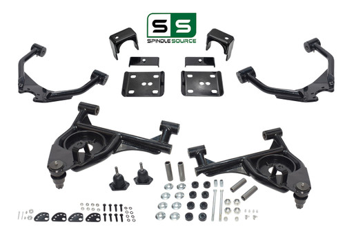 4"/6" Lower Drop + SHOCKS +C-NOTCH FOR 99 - 00 Chevrolet Silverado GMC Sierra V6