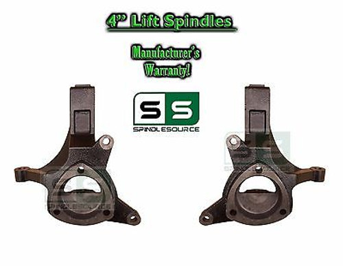 1999 - 07 Chevy Silverado Sierra 1500 GM TRUCK SUV 2WD 4" Lift Spindles Knuckles