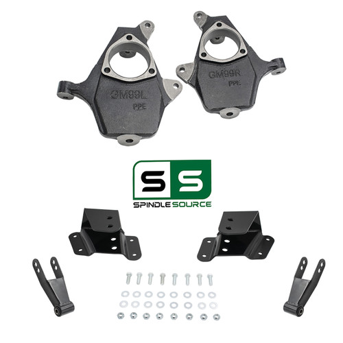 2"/3"-4" Drop Lowering Kit FOR 99-06 Chevy Silverado GMC Sierra 1500 2WD 4WD