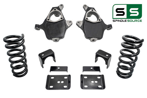 3"/6" Spindle Coil Drop kit FOR 1999 - 2006 Chevy Silverado/GMC Sierra 1500 V6