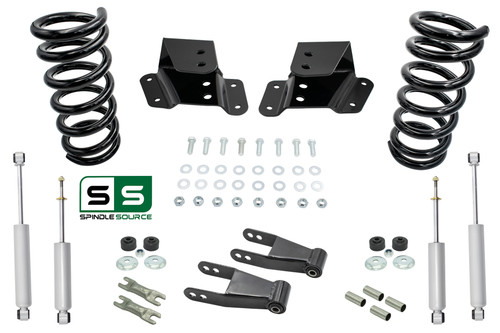 3"/4" Lower Drop + SHOCKS FOR 99 - 06 Chevrolet Silverado / GMC Sierra 1500 V8