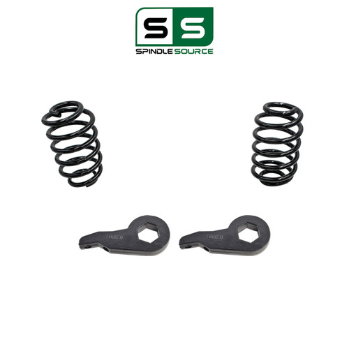2"-3"/4" Torsion Key Drop Lowering Kit FOR 00-06 Chevy GMC Cadillac SUV 2WD 4WD