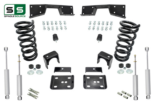 3"/6" Drop Kit + SHOCKS +C-NOTCH FOR 01-07 Chevrolet Silverado GMC Sierra V8