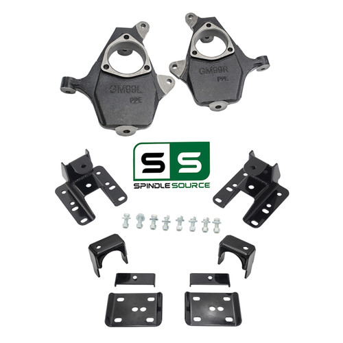2"/4"-5" Drop Kit FOR 99-06 Chevy Silverado GMC Sierra 1500 CREW CAB 2WD 4WD