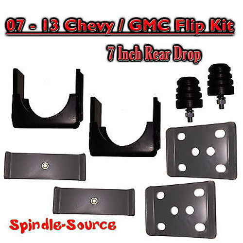 2007 - 2013 Chevrolet Silverado / GMC Sierra 1500 7" REAR Flip Kit 2WD 4WD Truck