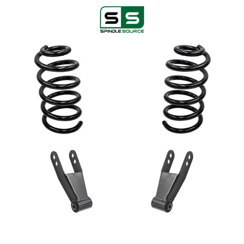 2"/1"-2" Coil Drop Lowering Kit FOR 07-13 Chevy Silverado GMC Sierra 1500 V6