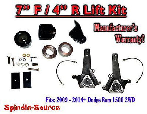 2009 - 2016 Dodge Ram 1500 7 INCH LIFT KIT (2wd ONLY) HEMI / Non-Hemi V6 + V8