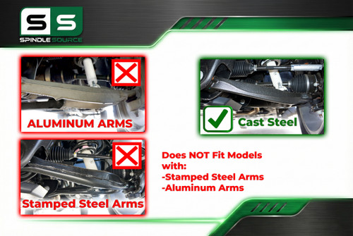 Fits Cast Steel OEM Control Arms