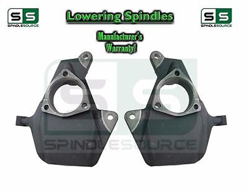 2014 - 2017+ Chevrolet Silverado 2WD 4WD 2" Drop Lowering Spindles STAMPED /ALUM