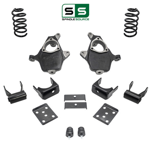 4/6 Spindle Coil Drop Kit 14-16 Cast Silverado Sierra V8