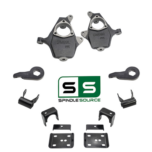 4"/5" Drop Lowering Kit FOR 99-06 Chevy Chevrolet Silverado GMC Sierra 1500 4WD