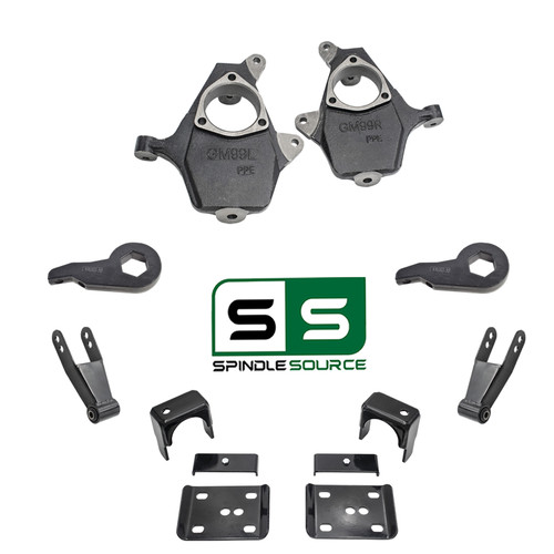5"/7" Drop Lowering Kit FOR 99-06 Chevy Chevrolet Silverado GMC Sierra 1500 4WD