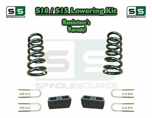 82-05 Chevy S-10 S10 / GMC S-15 Sonoma Blazer Jimmy 2" / 3" Drop Coils KIT V6