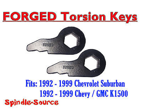 New Torsion Leveling FRONT END LIFT KEYS 1992 - 1999 Chevy GMC K1500 1in 3in 92