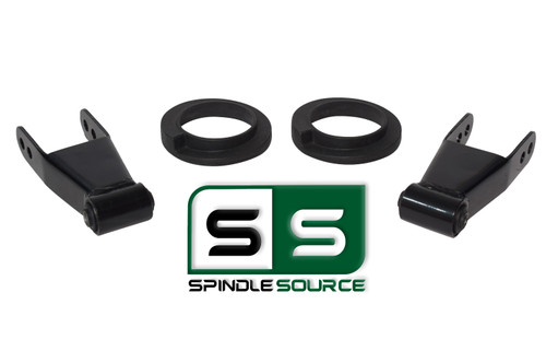 1998 - 2009 Ford Ranger 2WD 1" /1"-2" Lift Kit Coil Spacer / Lift Rear Shackles