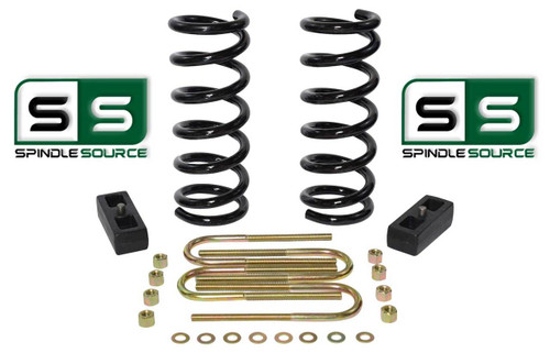 2001 - 2010 Ford Ranger 2WD 2" / 2" Lift Kit 4 Cyl Coil Springs / Lift Blocks