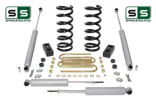 2001-2010 Ford Ranger 2WD 3"/2" Lift Kit 6 Cyl Coil Springs /Rr Blocks /4 Shocks