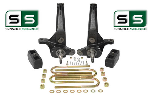 2001 - 2010 Ford Ranger 2WD 4" / 3" Lift Kit Spindles / Lift Blocks